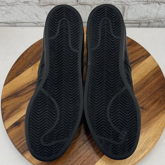 Adidas Pharrell Williams SuperStar Todd James Mens 12 Shell Black Leather Shoes - Picture 8 of 11
